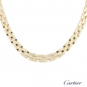 Cartier Yellow Gold Maillon Panthere Necklace